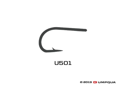 Best Fish Hooks For Big Game Fishing-Umpqua U-Series U501 Fly Tying Egg Hooks 50 packs