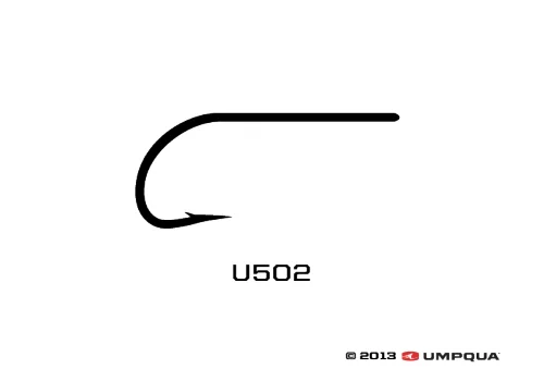 Fish Hooks For Saltwater Trolling-Umpqua U-Series U502 Fly Tying Bass/Streamer Hooks 25 Pack