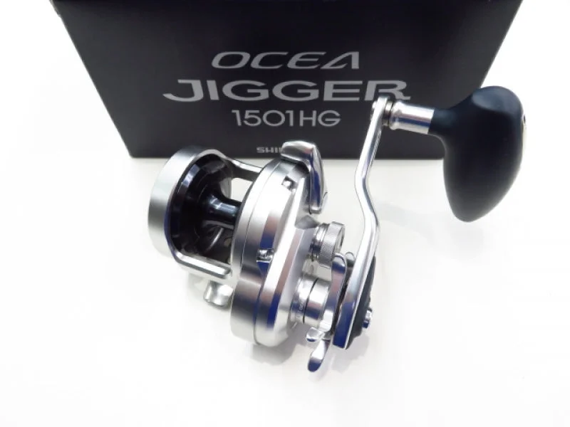 Fishing Reel For Saltwater Trolling-Used 17 Ocea Jigger 1501HG