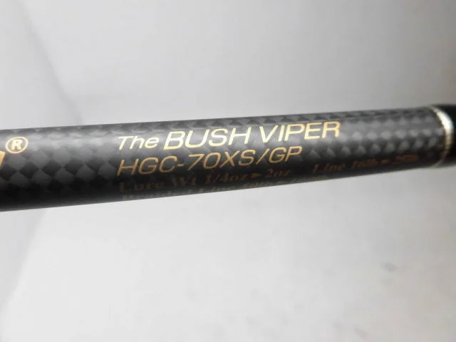 Best Fishing Rod For Smallmouth Bass-Used deps Sidewinder GP Great Performer Baitcasting HGC-70XS/GP Bush Viper