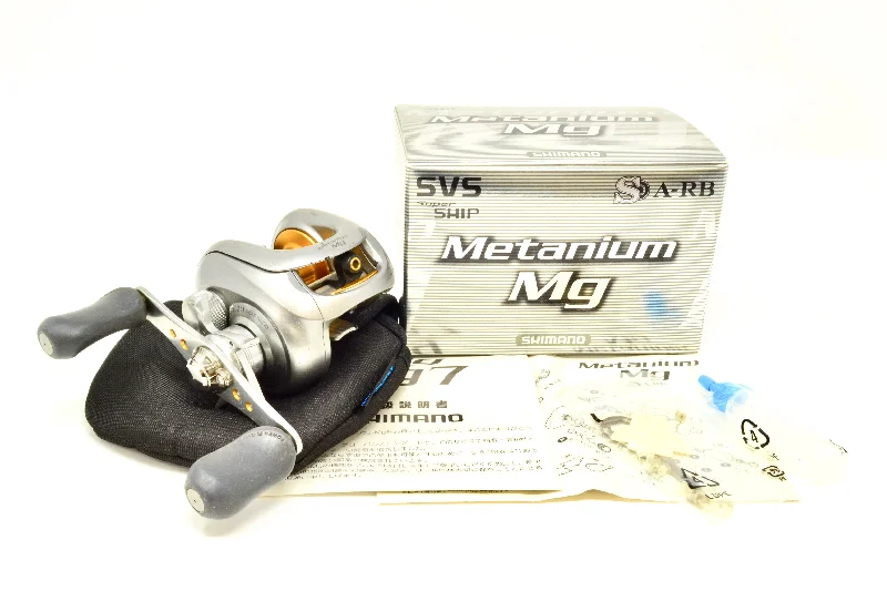 Top Spinning Reel For Long Casts-Used Shimano 07 Metanium Mg Right