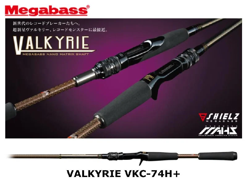 Top Fishing Rod For Summer Fishing-Megabass Valkyrie Casting Model VKC-74H+