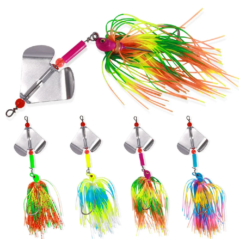 Best Lures For Stalking Fish-<New> 12.6CM 12G Bass Jigs with Swivel SB053