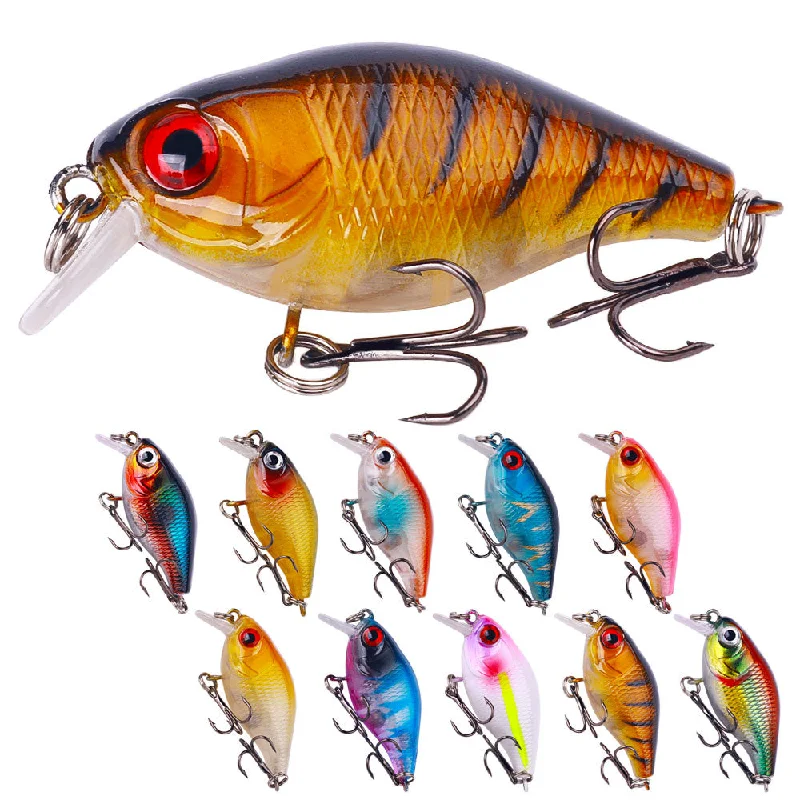 Hard Lures For Aggressive Fishing-4.5cm 4g Mini Crankbait Lures