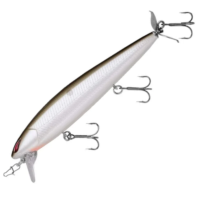 Best Lures For Night Fishing-LAYDOWN MINNOW WAKE PROP PLUS [Brand New]