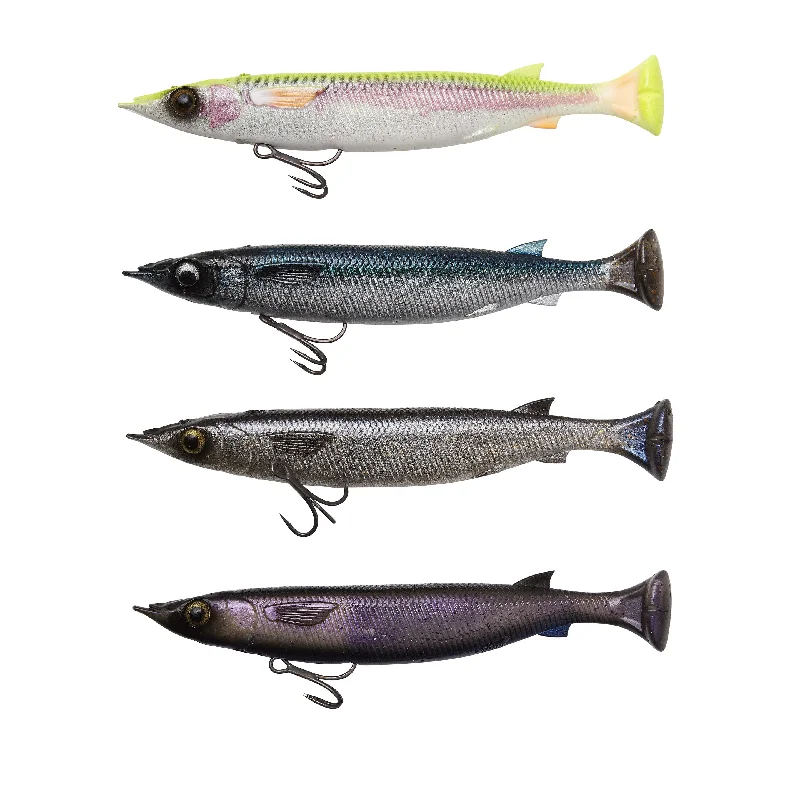 Lures For Small Lakes-Pulse Tail ballyhoo Line Thru - Savage Gear