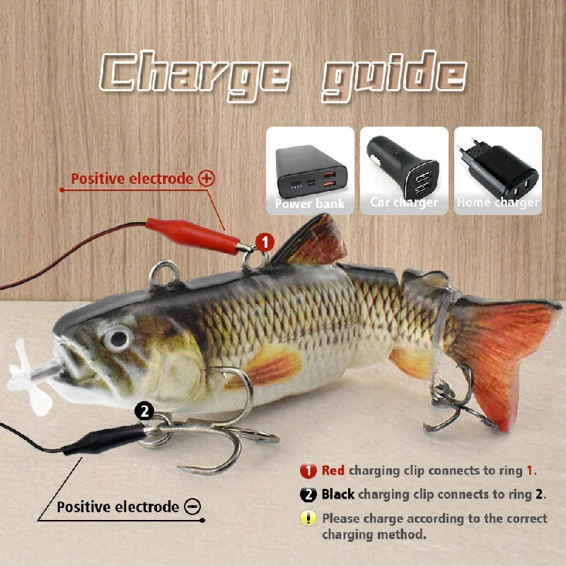 Lures For Rare Fish Species-Upgrade Your Fishing Game with Rechargeable LED Lure - USB, Fresh/Saltwater - KJ71877